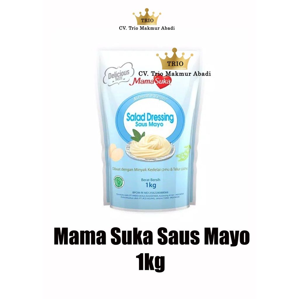 

Mama Suka Salad Dressing Mayo / Mayonnaise 1kg
