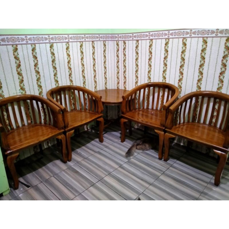 KURSI BETAWI KURUNG JATI JEPARA
