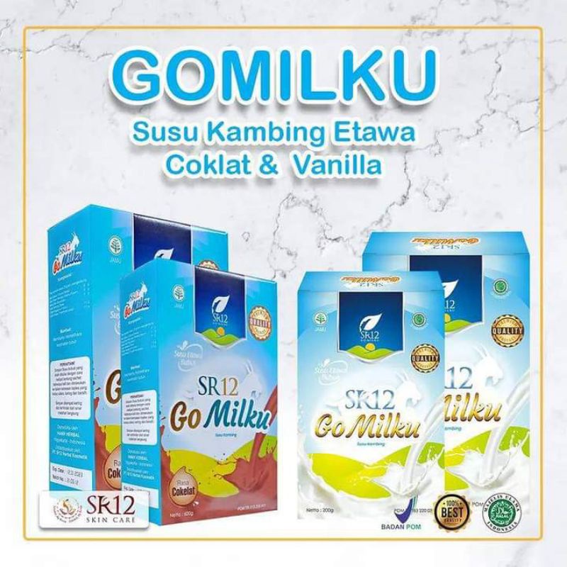 

GOMILKU SR12 SUSU KAMBING ETAWA 200G-600G