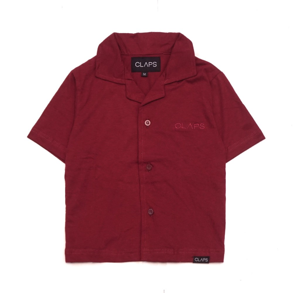 CLAPS -  Maroon Piyama Set (Baju Tidur Anak)