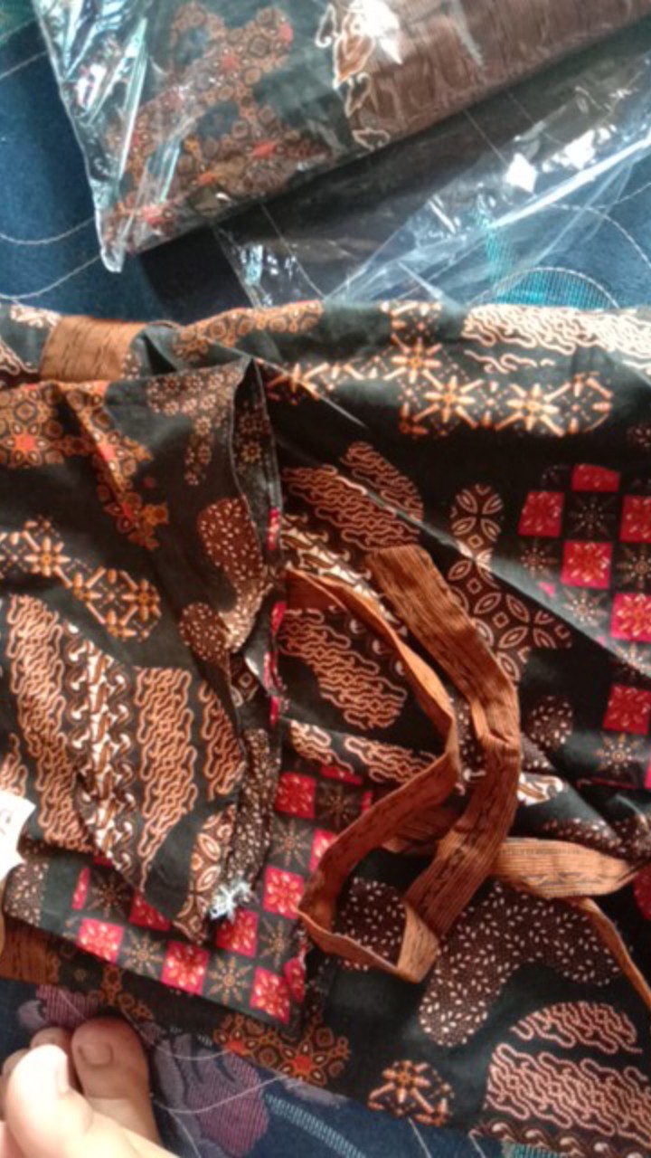 Atasan Batik Dolby Dolbi Dobby Doby Tenun Sutra Tulis Halus Katun Atbm Baron ,sarombit Atasan