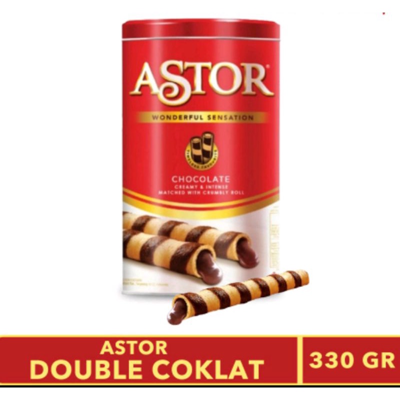 

ASTOR DOUBLE COKLAT 330G/ASTOR KALENG/ASTOR COKLAT