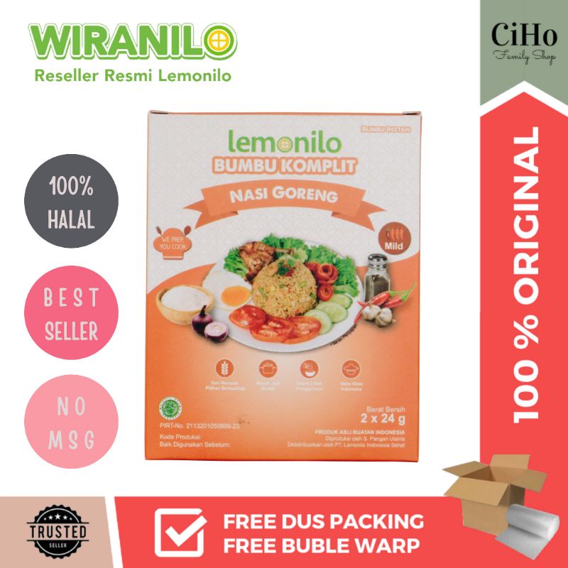 FOODS BUMBU MASAKAN LEMONILO BUMBU KOMPLIT NASI GORENG 48GR