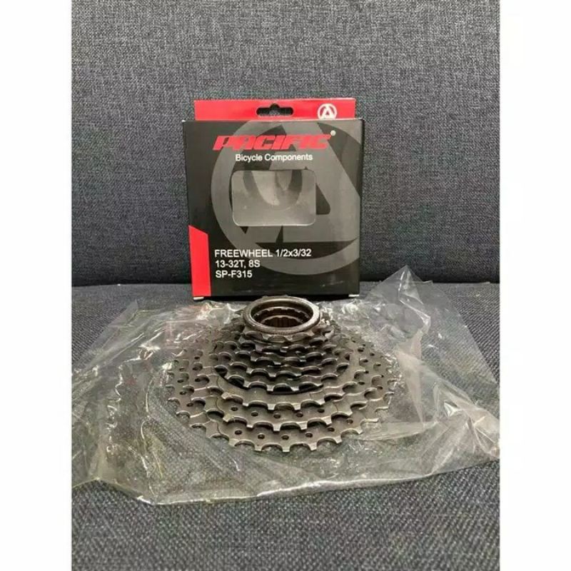 Pacific freewheel/gir 8 speed drat hub ulir 13-32t