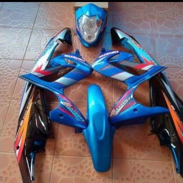body halus Satria Fu Thailand biru