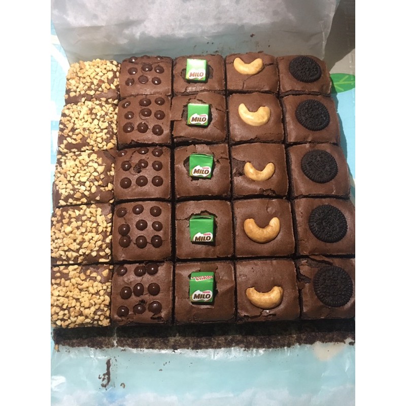 

Brownies fudgy sekat 25 pcs