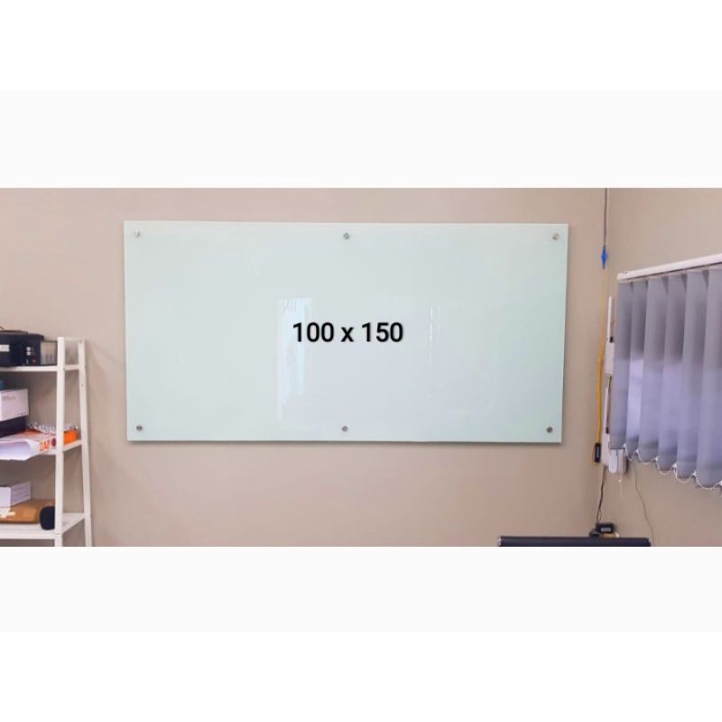 Glasboard 100 x 150 cm whiteboard kaca