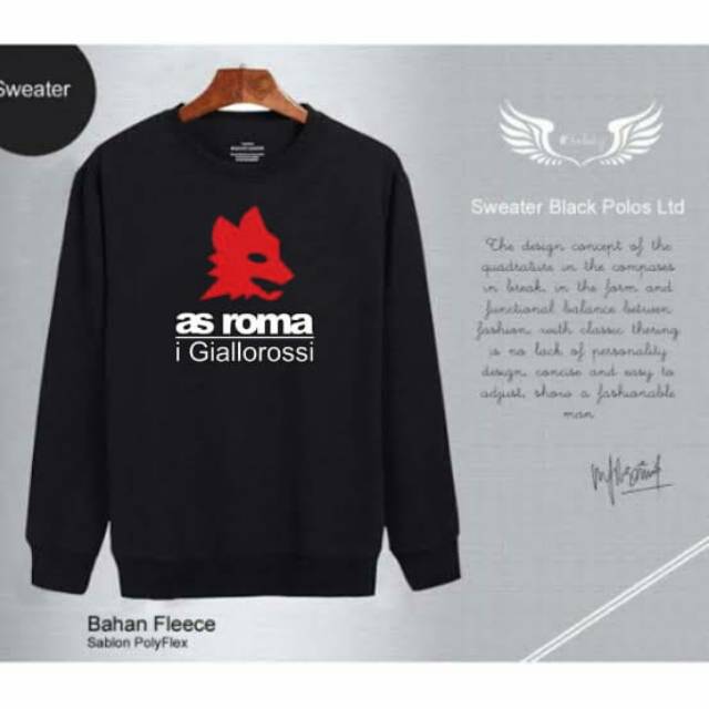 Sweater As Roma serigala Roma