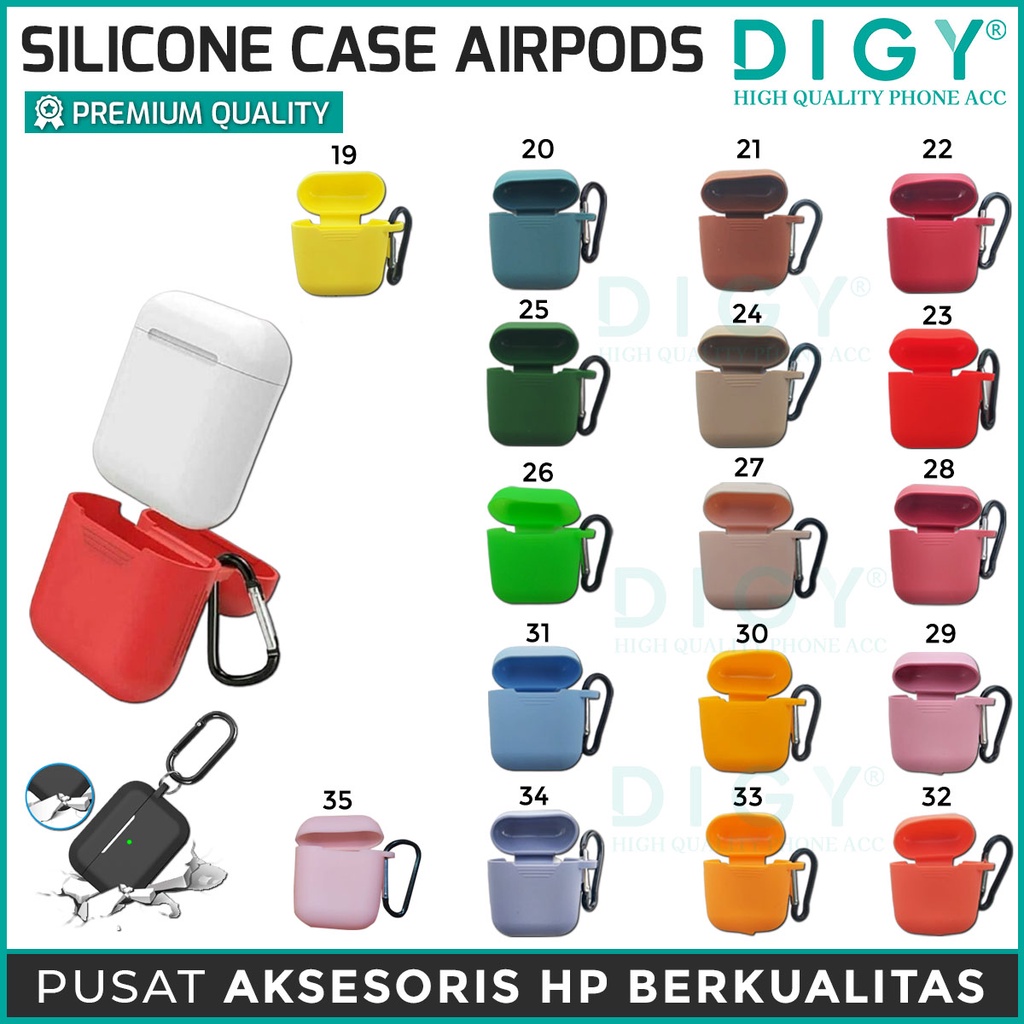 [ Seri II ] Promo Termurah  Casing Silikon Lembut Airpods Case Packing Polybag