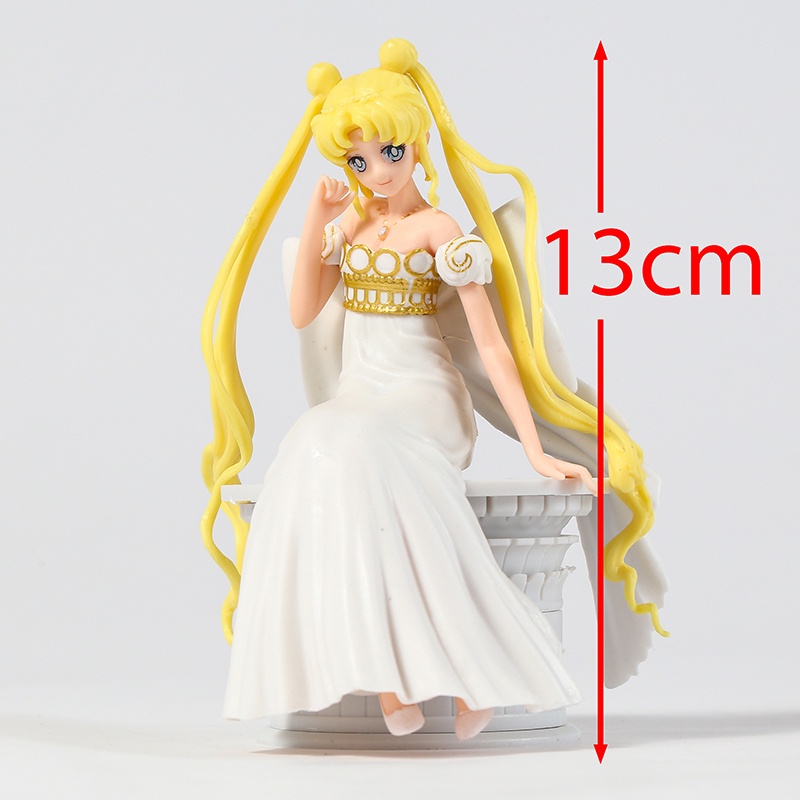 Action Figure Anime Sailor Moon Ukuran 13cm Untuk Dekorasi Kue