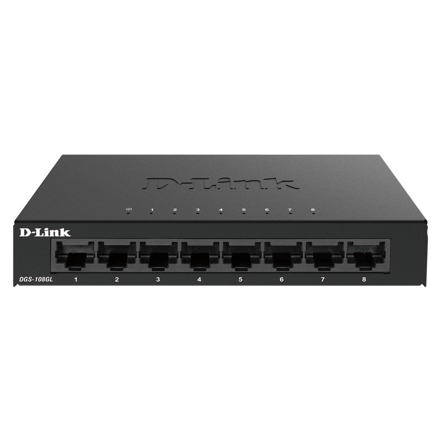 Switch D-Link DGS-108GL 8Port Gigabit Metal Unmanaged - DLink DGS108GL ...