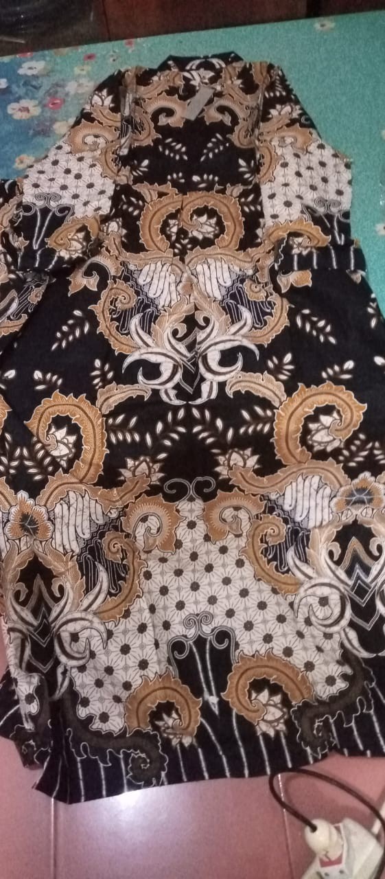 Batik Couple Gamis Soga Primisima Kode 2572 Gamis Baru Firju