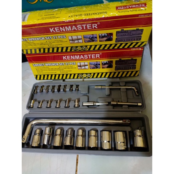 Kunci Shock / sok set 27 Pcs Merek Kenmaster Original