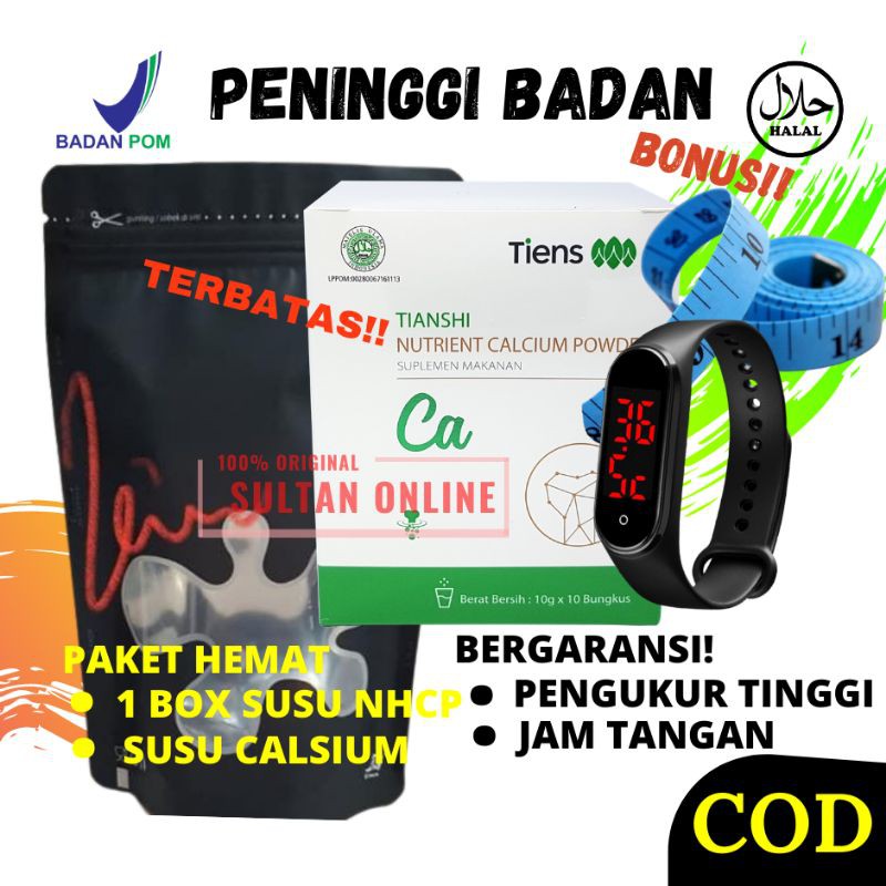 

Paket Peninggi Badan Tiens Seketika Original Susu NHCP TINGGI Seketika