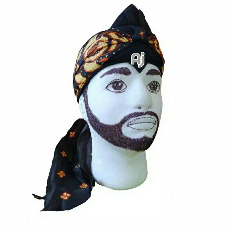 Blangkon Sunda Iket Udeng Blangkon Jawa Topi Tradisional