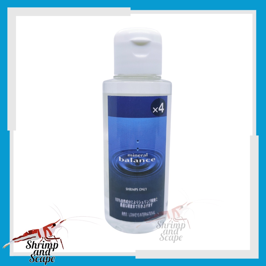 Lowkeys Mineral Balance x4 100ml GH Booster GH+ Mineral Udang Hias