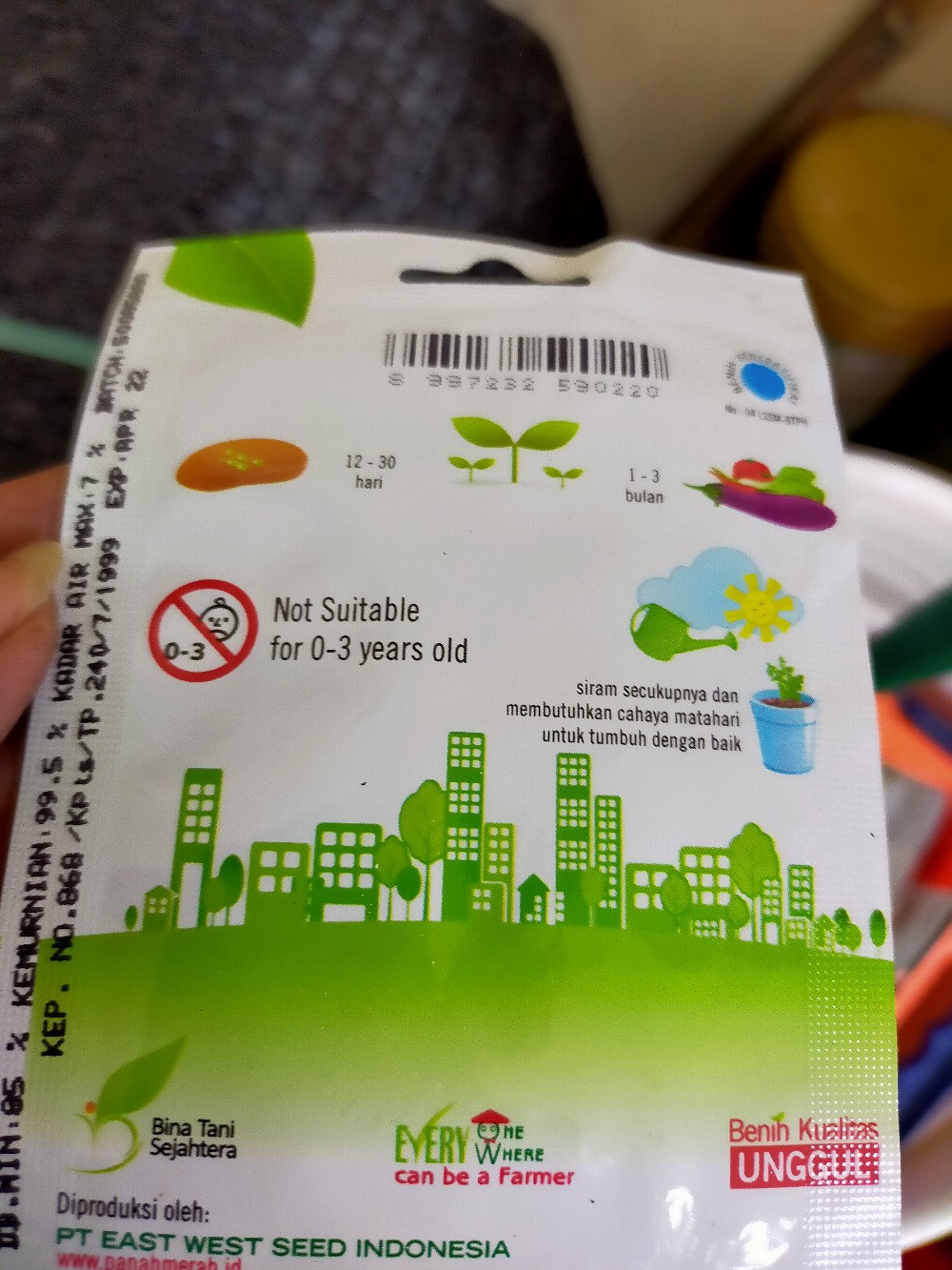 Benih Cabe Besar Gada F1 (kemasan Personal Pouch Cap Panah Merah)