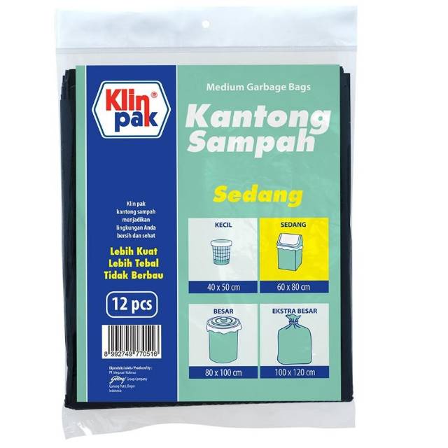 KLINPAK KANTONG SAMPAH PLASTIK