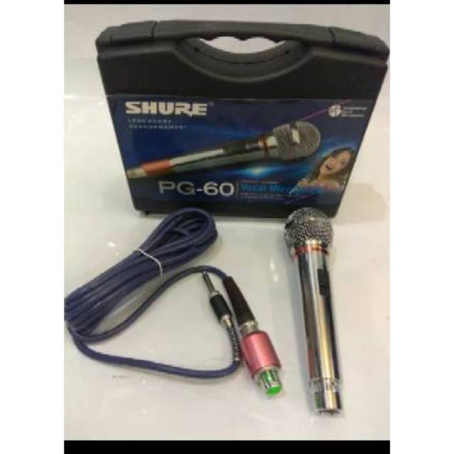 MIC KABEL SHURE PG 60 koper