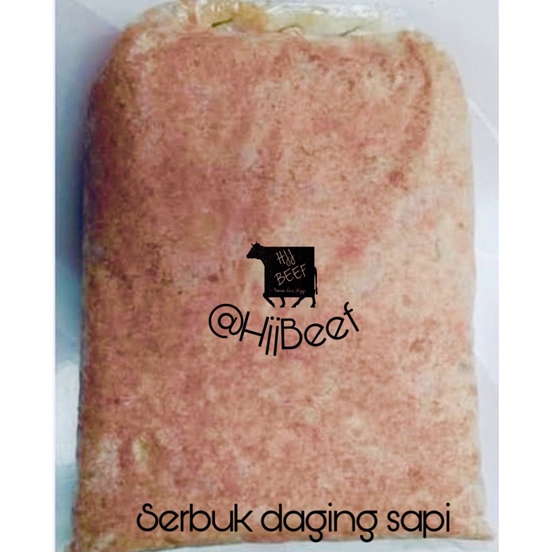 

serbuk daging sapi murni 1 kg