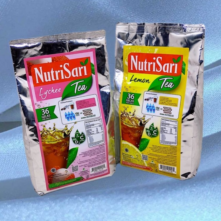 NutriSari Lychee Tea / Jeruk Peras / Nipis 500 Gram