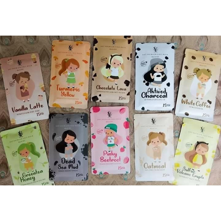 ❗️SALE❗️ Oat Premium Mask / Masker Organik Youra
