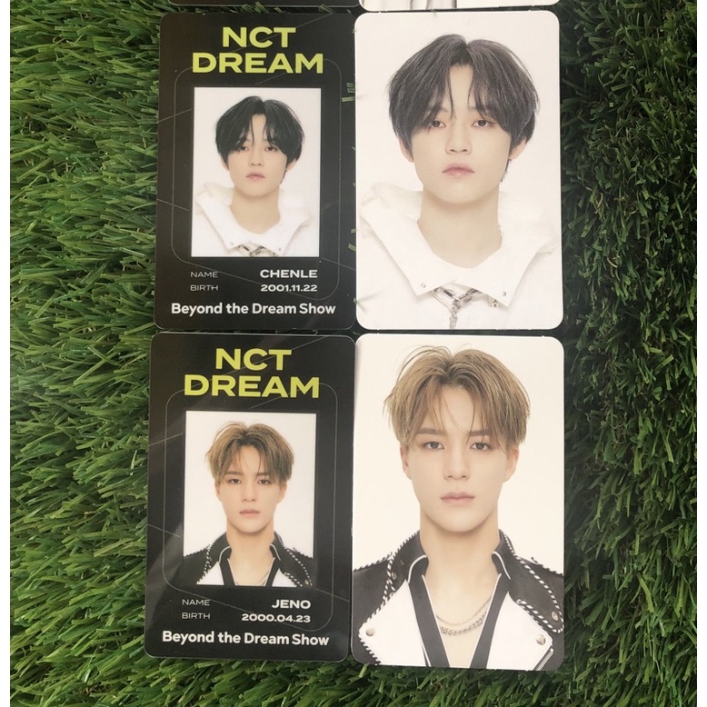Beyond live id card nct dream + photocard pc chenle jeno