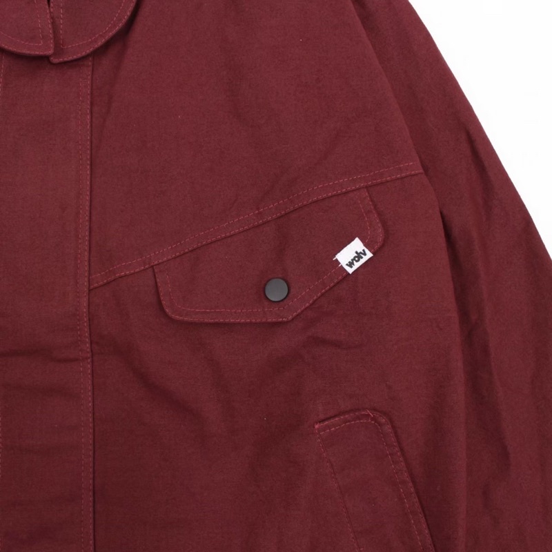 WOLV ORIGINAL Jaket Pilot Jaket Flight Jaket Vintage Jaket Bomber Maroon