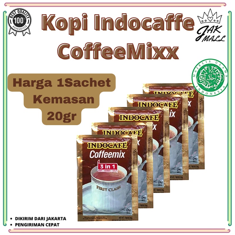 

Kopi Indocaffe Coffeemix Minuman Kopi Instan 1Sachet 20gr 3in 1