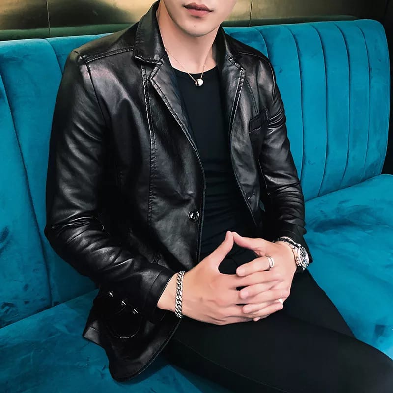 Jaket kulit pria jaket kulit asli garut jaket kulit garut asli kulit domba 100% original jaket kulit