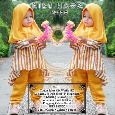 Baju Muslim Anak Perempuan Little Pineapple Setelan Celana Hijab Anak Scuba Lol Pinka Shopee Indonesia