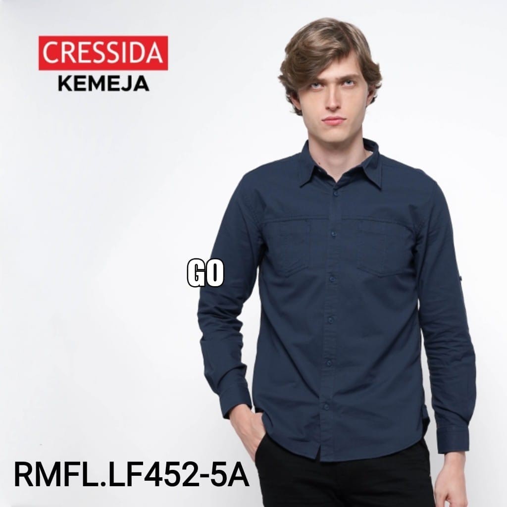 bego CRESSIDA KEMEJA PRIA SLIMFIT Kemeja Casual Kemeja Lengan Panjang