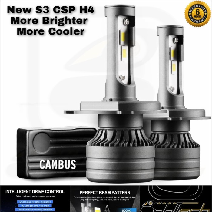 Lampu Mobil Led H4 CSP S3 Plus S1 New Gen