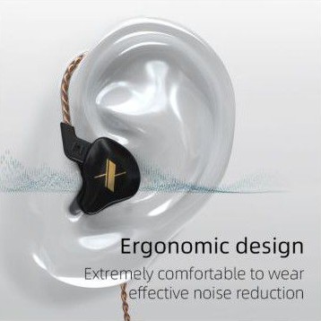 KZ EDX Stage Monitoring IEM Single Driver Earphone - MIC Garansi Resmi-2