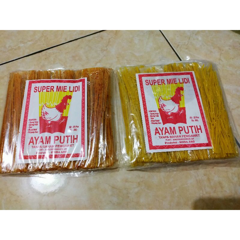 

Super Mie Lidi isi 25 Pcs
