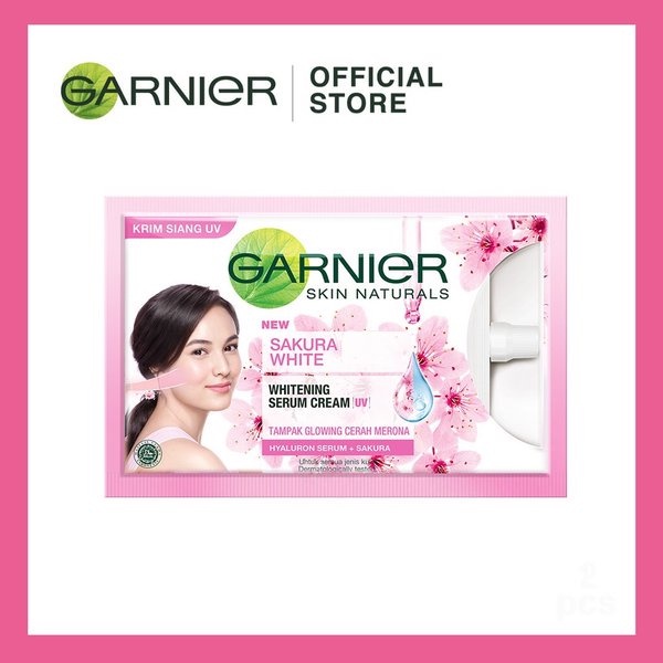 GARNIER KRIM SIANG SAKURA WHITE WITH SERUM 7ML