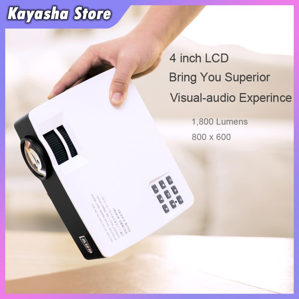 KYS AUN AKEY1 PROYEKTOR 1080P 1800 LUMENS WHITE QVPJ03WH