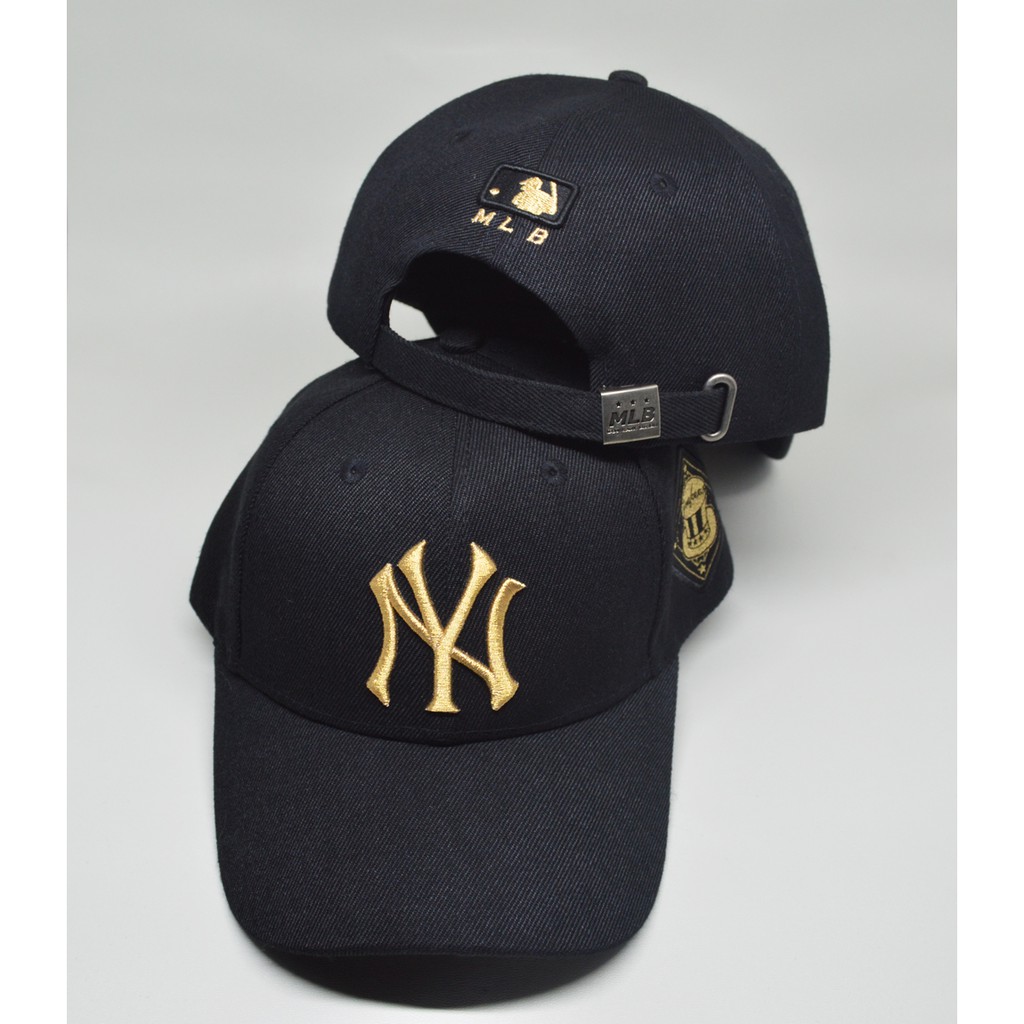 black and gold hats mlb