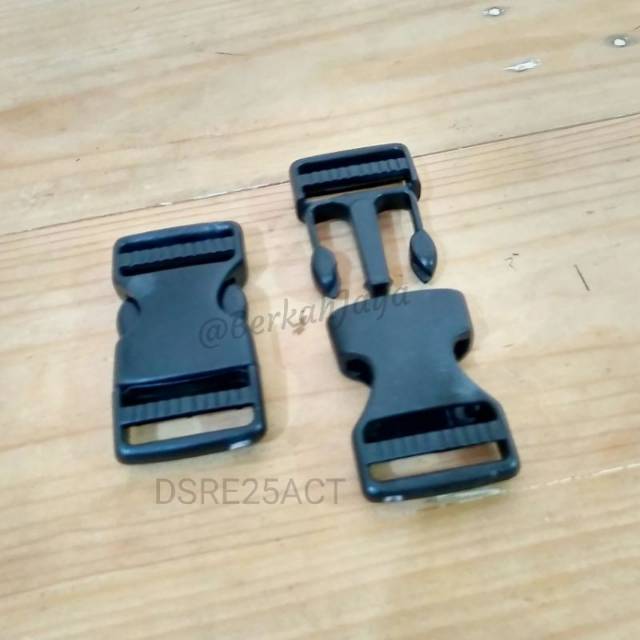 KUNCI SODOK TAS/GESPER TAS 2.5 CM PLASTIK BUCKLE ACETAL DSRE25AC