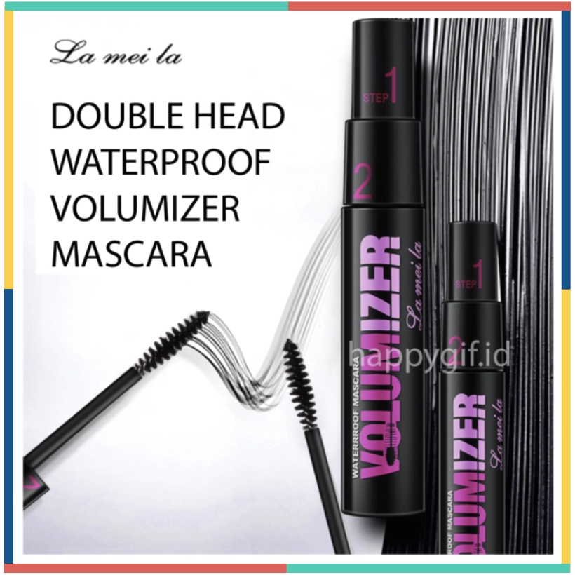 LAMEILA Maskara Volumizer Melentikan Bulu Mata Max Double Head LA054 771