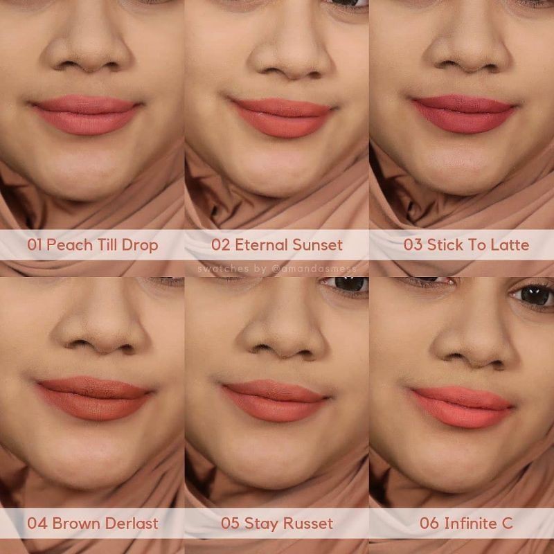 Wardah Colorfit Last All Day Lip Paint (Original ASLI 100%)