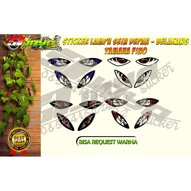 Sticker Stiker Lampu SEIN FINO FI Depan-Belakang FINO / Sticker Lampu FINO FI 125 / FINO FI 125/ Sti