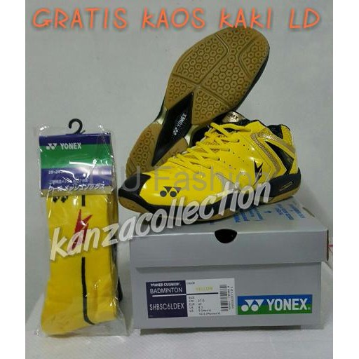 Sepatu Yonex Bulutangkis badminton SC6 LD yellow