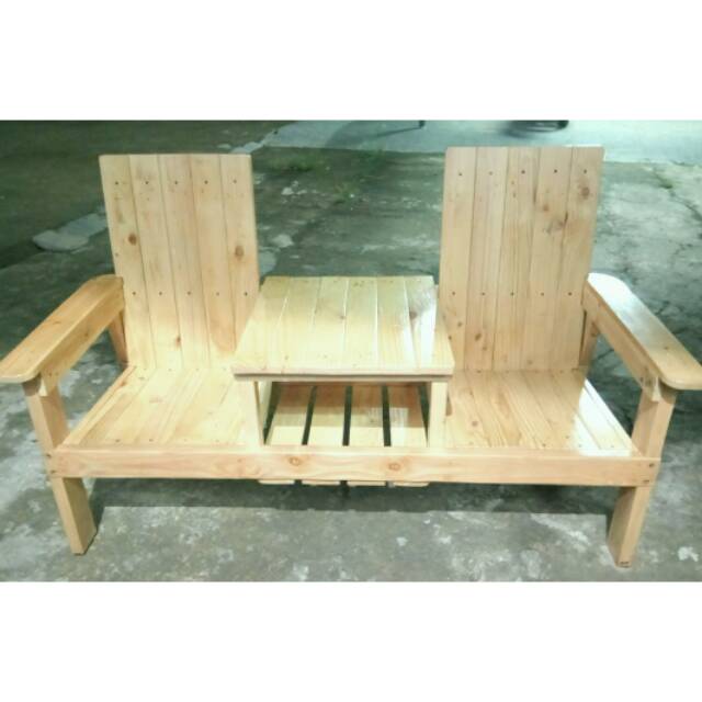 Kursi Meja Kayu Teras