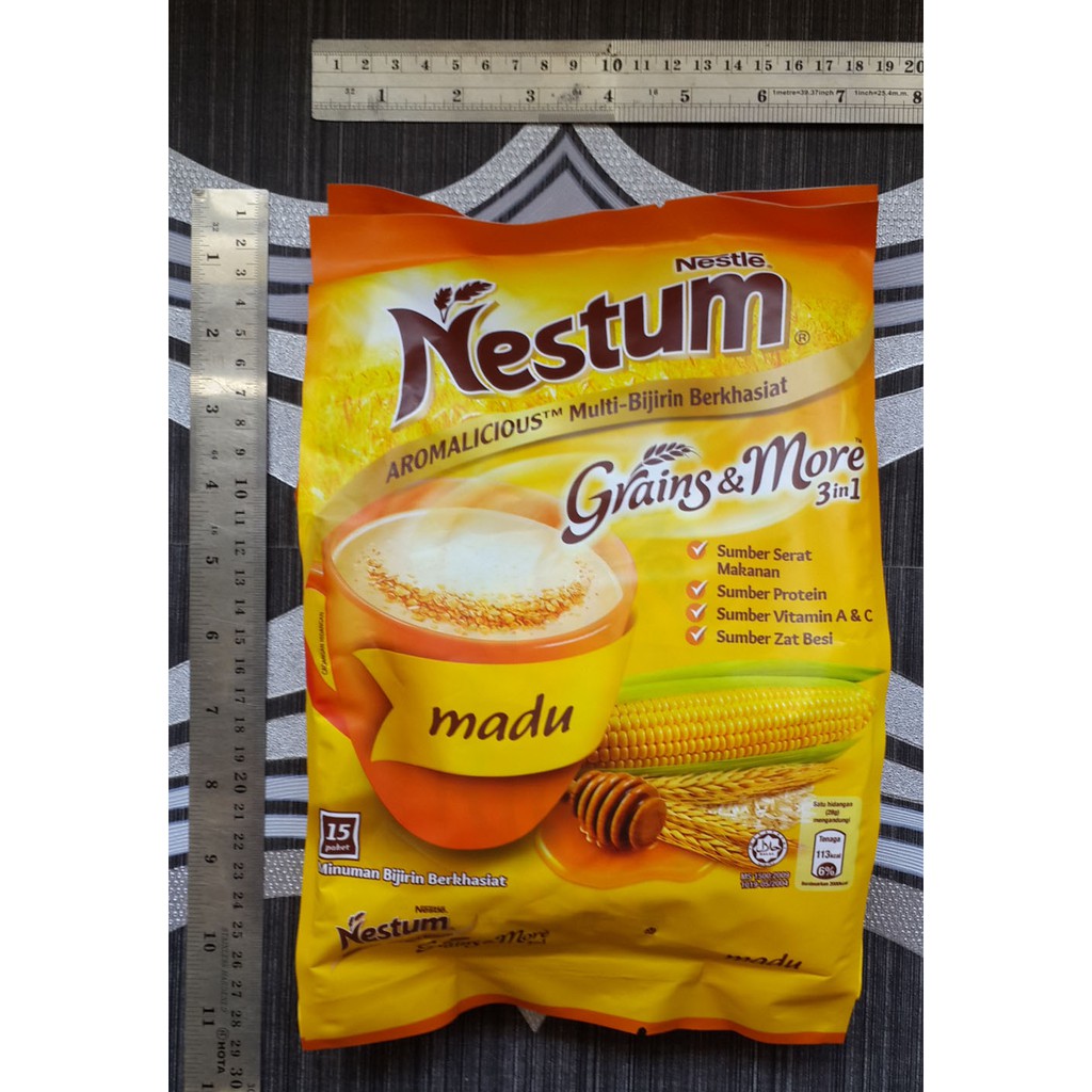 

Nestum Malaysia Sachet Grains & More 3 in 1 isi 15