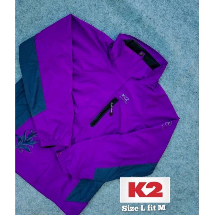Jaket Outdoor K2 Original Waterproof Series Purple Goretex