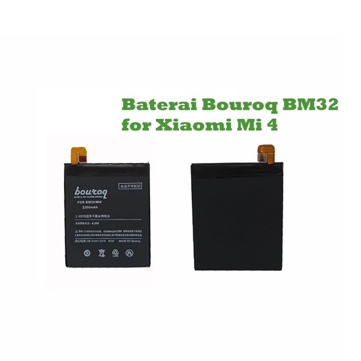 Batre Bouroq Double Power IC Protection Batrai Xiaomi Mi4 Battrey BM32 Baterai BQ