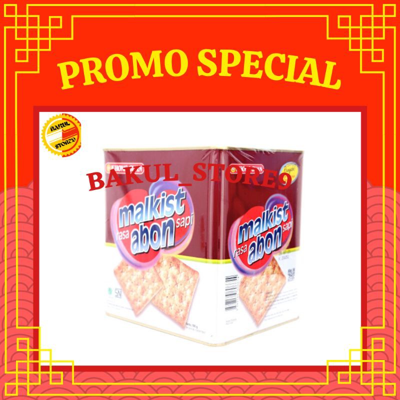 Khong Guan Malkist Abon 800 Gr Kaleng