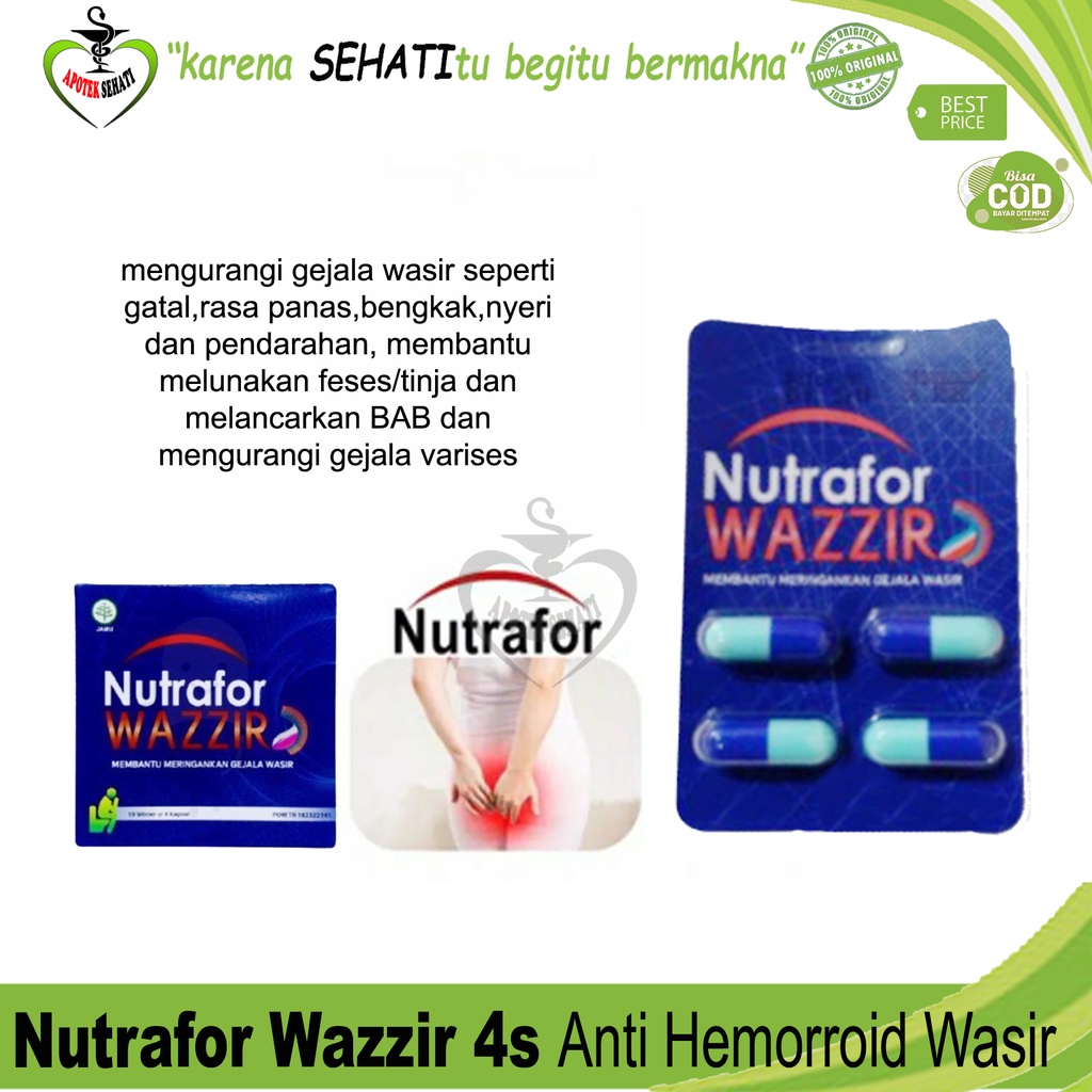 Nutrafor Wazzir Herbal Mengatasi Wazir Ambeien