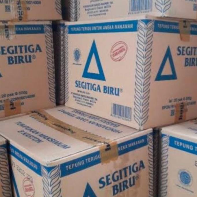

TERMURAH Tepung Terigu Segitiga Biru Kemasan 500 gram (1 dus isi 20 pcs)